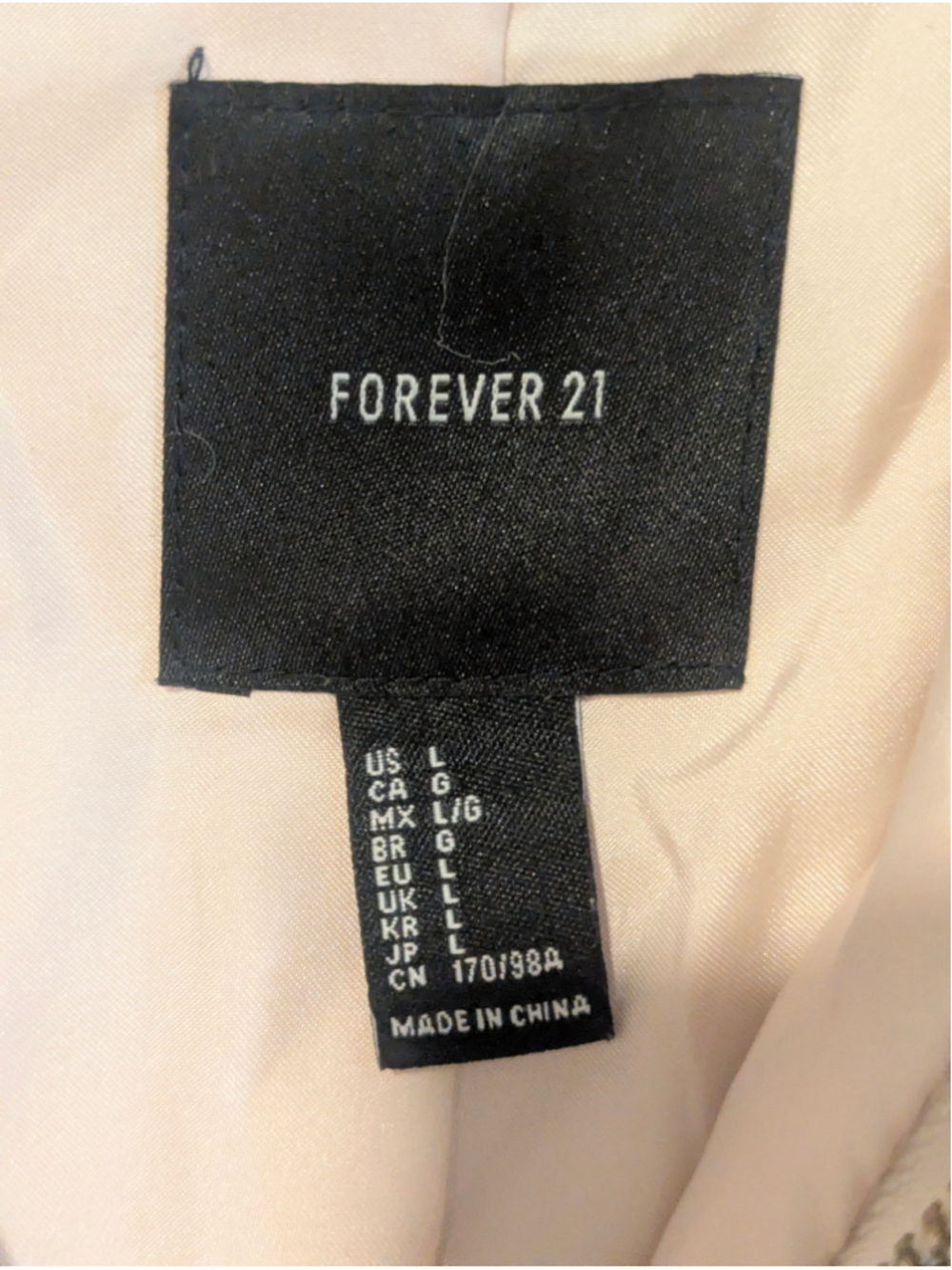 Forever 21 Faux Fur Hooded Coat Blush Pink Large - Picture 5 of 15